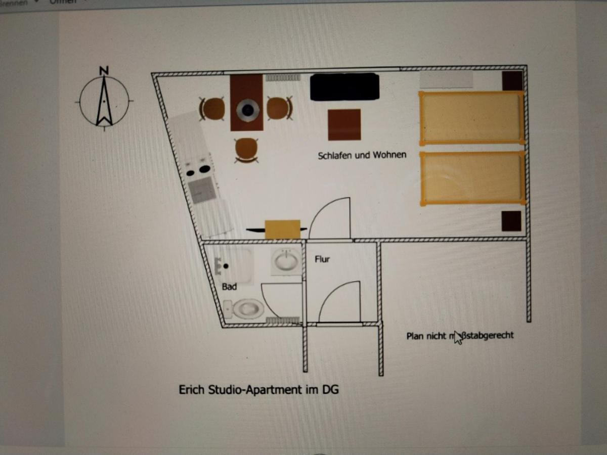 Ferienwohnung Rhede Im Og Buitenkant foto